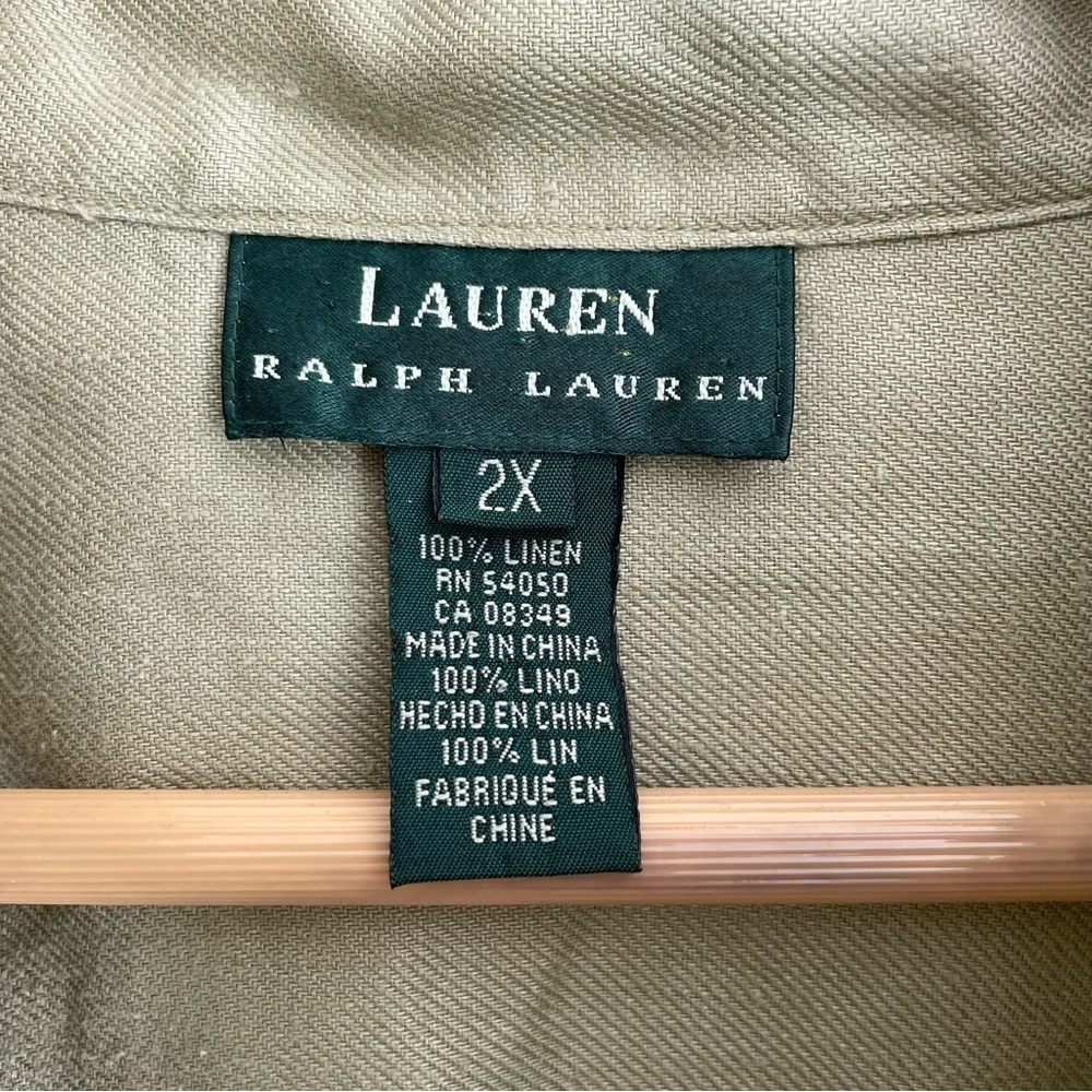 Lauren Ralph Lauren Women's Linen Shirt - Picture 4 of 12